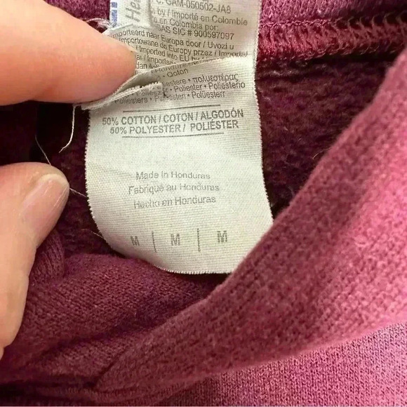 Gildan Hockey Mom Hoodie Burgundy Size Medium - Picture 15 of 16